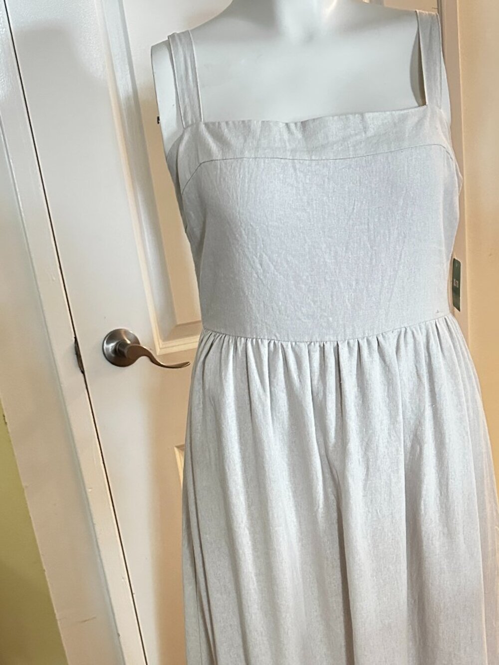 Women's Dalia Linen Lined Summer Dress Size xl NWT